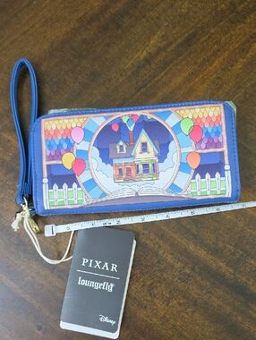 Loungefly Pixar UP Stained Glass Wallet